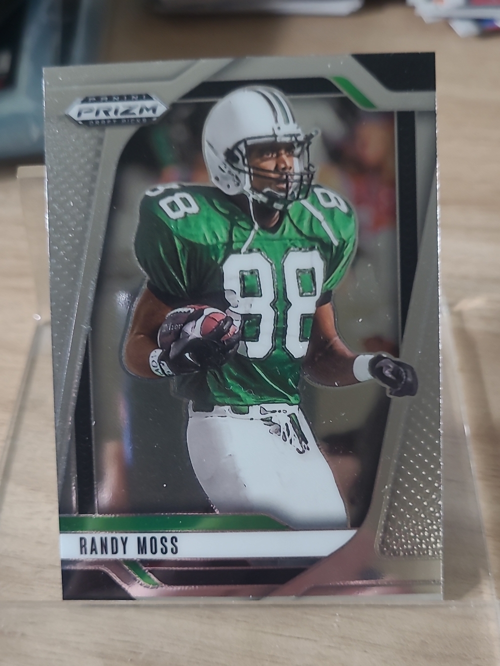 Randy Moss 2025 Prizm Draft Picks - Green Jersey Prizm